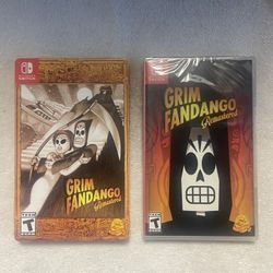Grim Fandango Remastered - iam8bit Ed. - Nintendo Switch -w/Slipcover New/Sealed