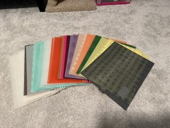 Mesh Canvas Plastic Sheet - Threading And Crafts