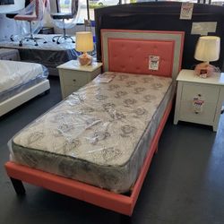 New Twin Size Bedframe With Mattress Special Come Visit Our Store In Paramount 
