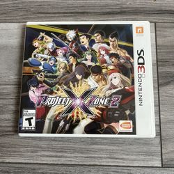 Project X Zone 2 Nintendo EDS Case And Manual Only No Game 