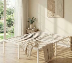 White Queen Bedframe