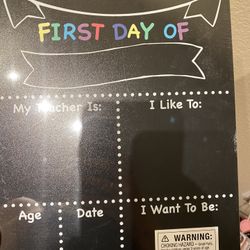 First Day Of School Mini Marquee