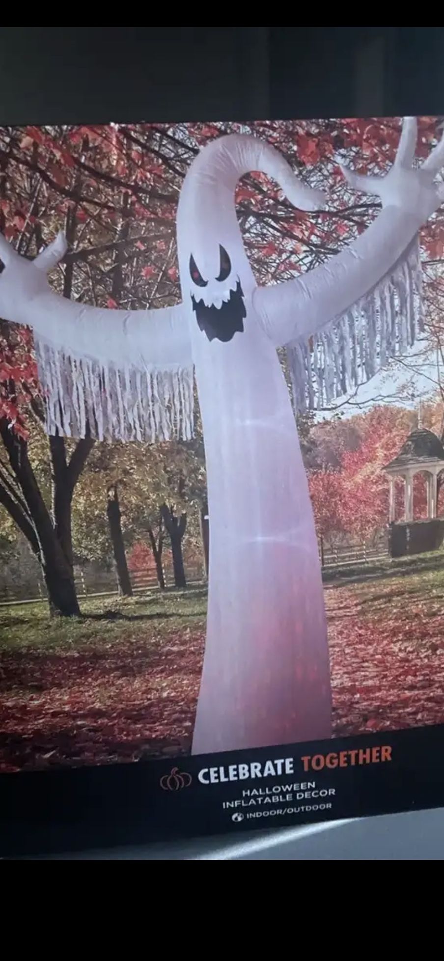 New In Box 12ft Ghost Inflatable Also Lights Up