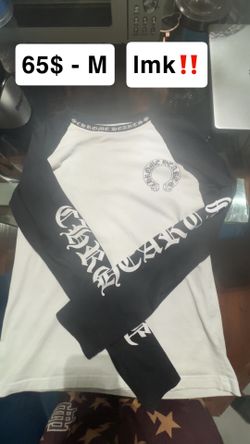 Black and White Chrome Hearts Longsleeve Size , M