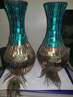 Table or Flower vase and tray