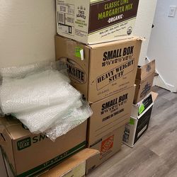 BOXES - FREE Moving Boxes & Bubble Wrap