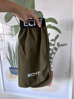 ECHT OLIVE GREEN SHORTS M MEN