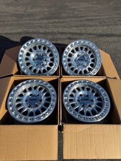 FINANCING AVAILABLE KMC KM552 IMS 6x5.5 17" Wheels Machined +25