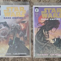 Star Wars Dark Empire II Gold Foil Edition 1 and 6 NM/MINT Dark Horse Comics