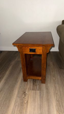 Mission Style Solid Wood End Table