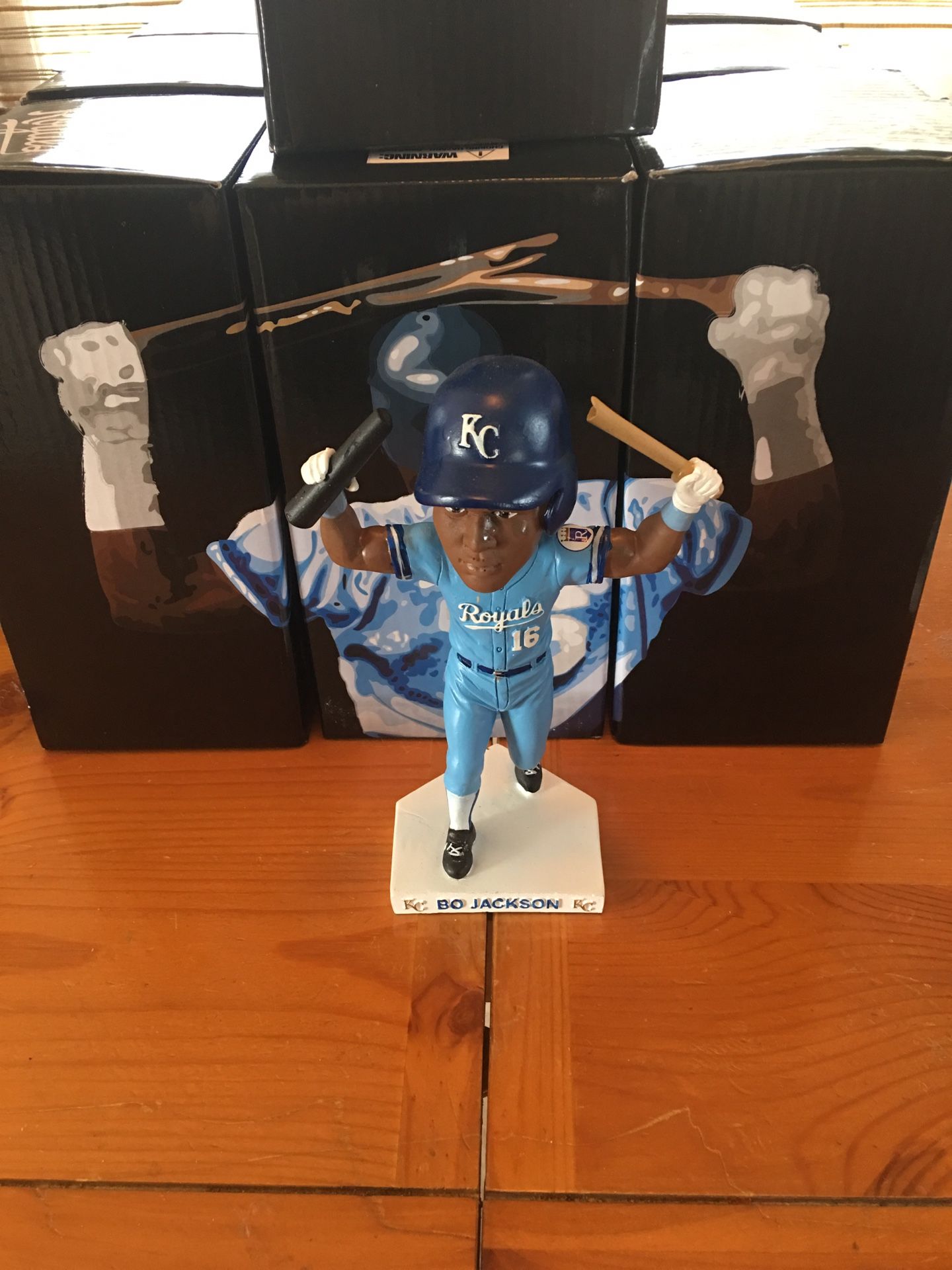 Royals Respond Charity Auction: Bo Jackson Autographed Bobblehead