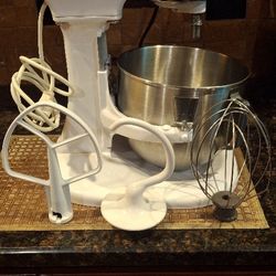 Kitchen Aid K5SSWW 325W Heavy Duty Mixer 