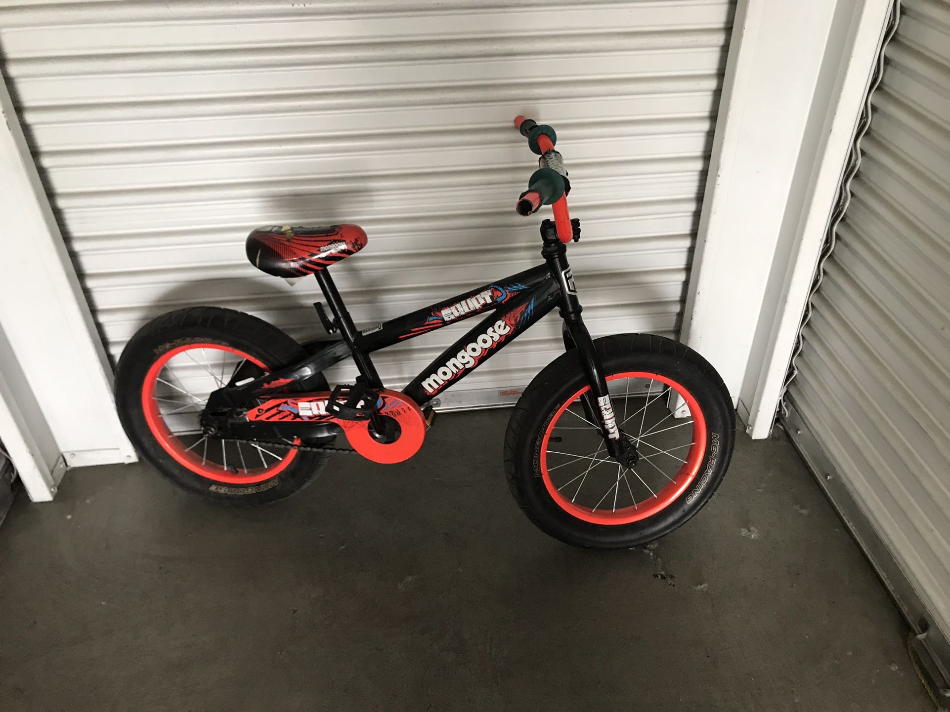 Mongoose Erupt Fat Tire Bike 16 Inch