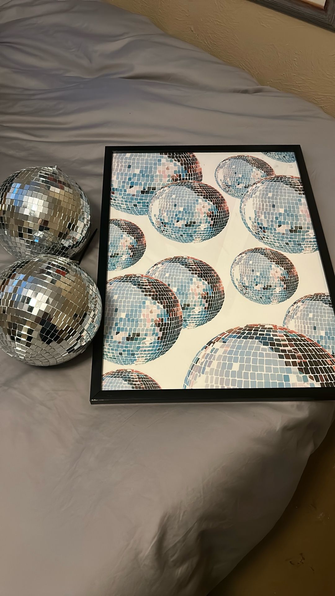 Disco Painting With Disco Balls