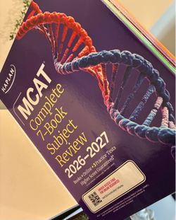 Kaplan MCAT Complete 7-Book Subject Review 2026–2027