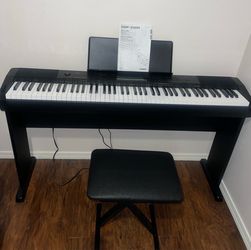 CASIO CDP-230R  DIGITAL PIANO / ORGAN AND BENCH