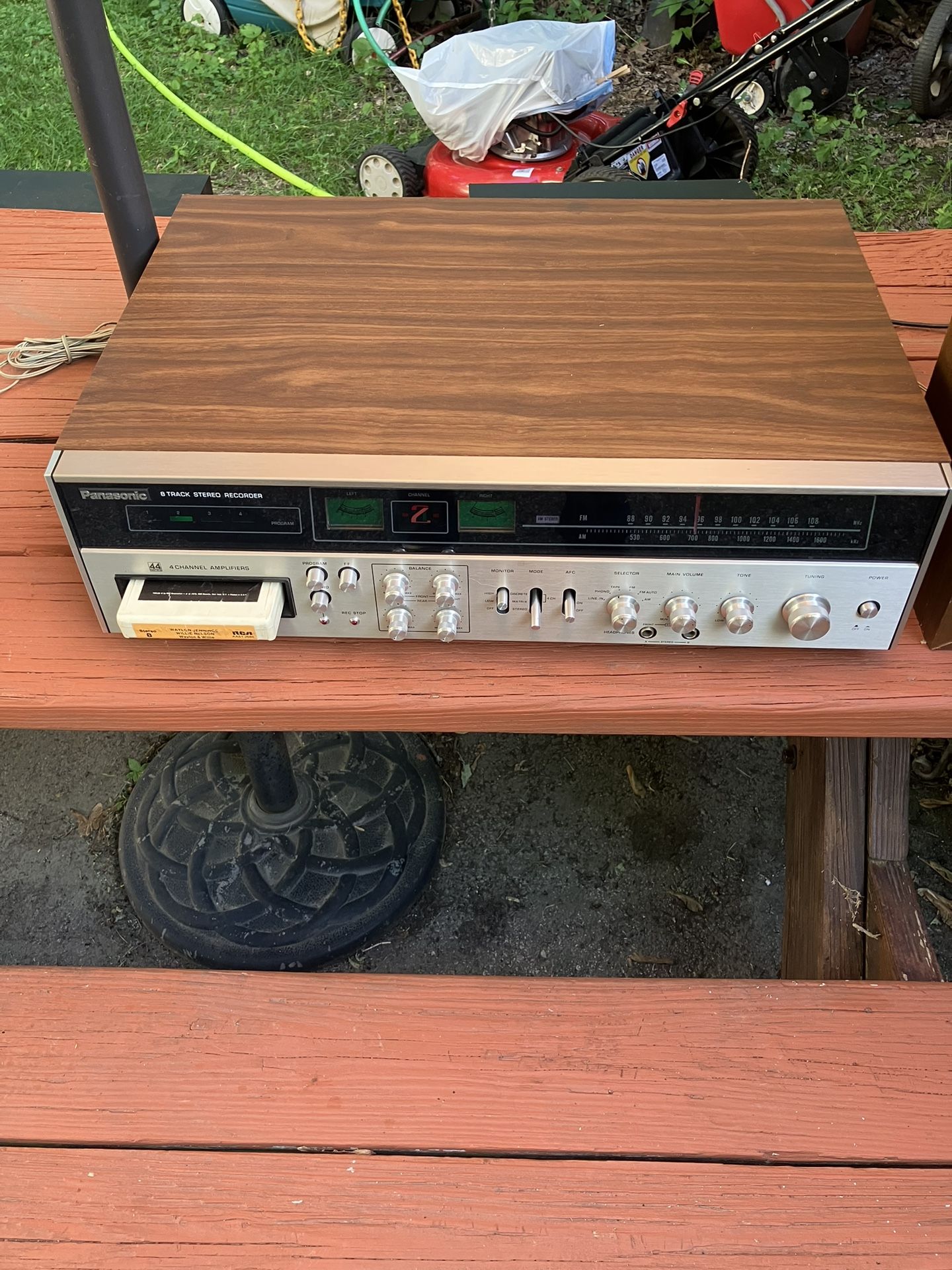 Vintage Panasonic RS-862s Am/Fm 8-Track Stereo Or Quad Receiver