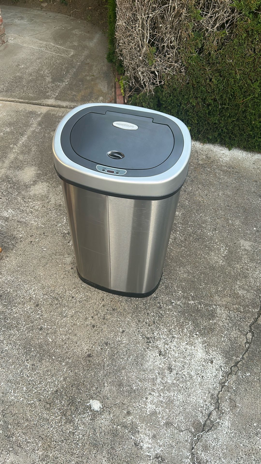 motion sensor trash can