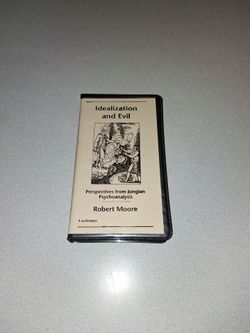 EXTREMELY RARE VINTAGE 1998 IDEALIZATION AND EVIL PERSPECTIVES FROM JUNGIAN PSYCHOANALYSIS BY ROBERT MOORE AUDIOBOOK ( 4 CASSETTES  )