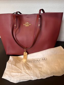 Coach Leather Tote Bag with Dust Bag