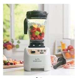 Vida Sana High-Powered Blender – White, Brand New