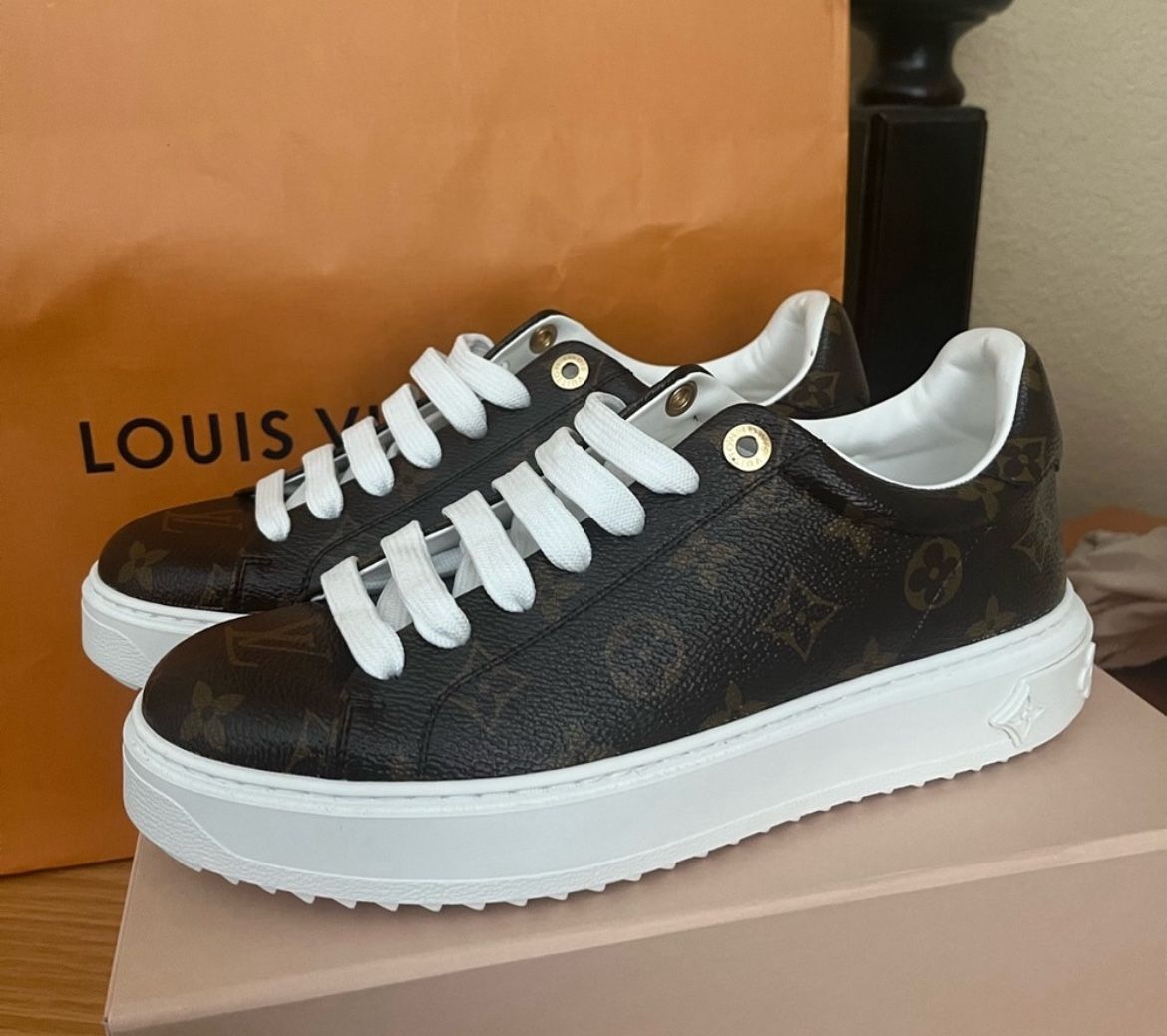 Louis Vuitton Time Out Brown Monogram Sneakers 