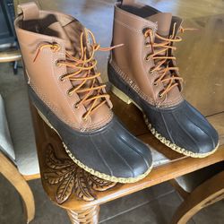 LL Bean, fishing gear, night vision and a telescope 