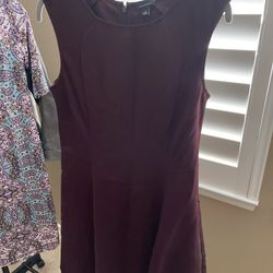 Ann Taylor , Woman’s Dress , Wine, 4