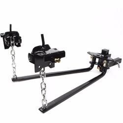 Weight Distribution Equalizer RV Boat Trailer Sway Control Towing Hitch Bar 1,000lbs 2-Inch Shank