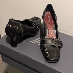 Elegant Black Woman Heels 