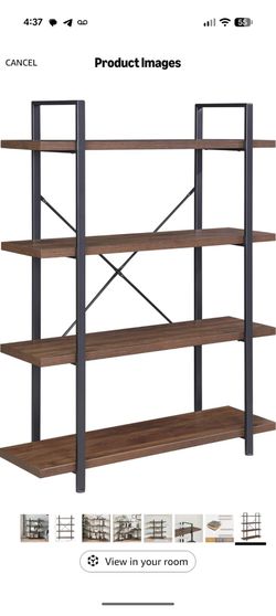 Industrial book shelf
