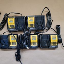 Lot OF 10 DCB1104 Battery Chargers 