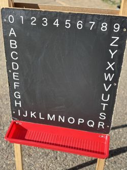 Easel Kids Chalkboard/ Dry Erase Board 