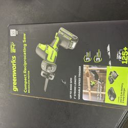 Green works Compact reciprocating Saw