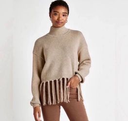 Splendid Riley Fringe Sweater Size Medium