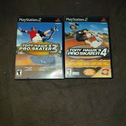 Tony Hawk 3 + 4 For Ps2