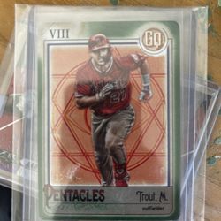 Topps Pentacles Mike Trout /99 Card