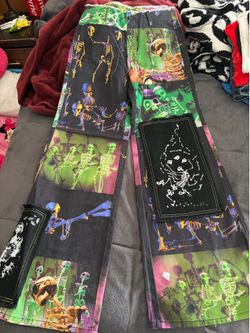 dolls kill x corpse bride pants