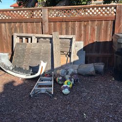 FREE (Soccer Balls, Volvo S60 Bumper, Wood, Rusted Ladder)