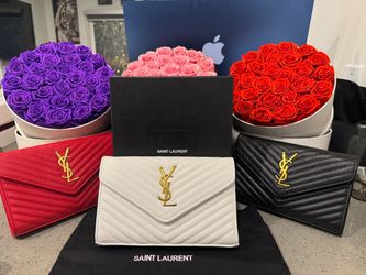 Saint Laurent YSL Envelope Wallets – Set of 3
