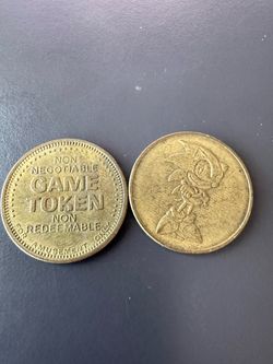 2 of the Sonic The Hedgehog Lucky Large Size Game Video Arcade SkeeBall Token F26