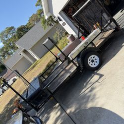 Utility Trailer - Racks And Storage Box