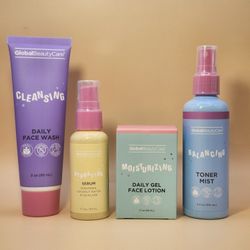 Global Beauty Care Youthful Skincare Collection / Bubble Dupe- 4 Piece Set