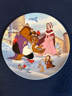 Vtg ‘93 Collector Plate "Warming Up" from the Disney's Beauty & the Beast 3rd Plate Ltd Edition