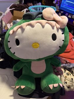 Sanrio Hello Kitty Green Dragon Plush Doll Costume 18”