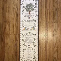 Stevenson Inc. "Our Family Tree" blank genealogy/ Growth chart.