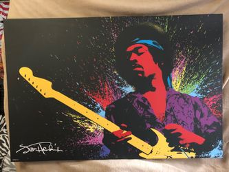 24” x 36” Jimi Hendrix tapestry /canvas