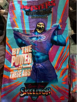 SDCC 2026 MATTEL Gym Bro Skeletor TOWEL