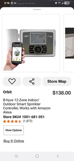 12-Zone Indoor/Outdoor Smart Sprinkler Controller
