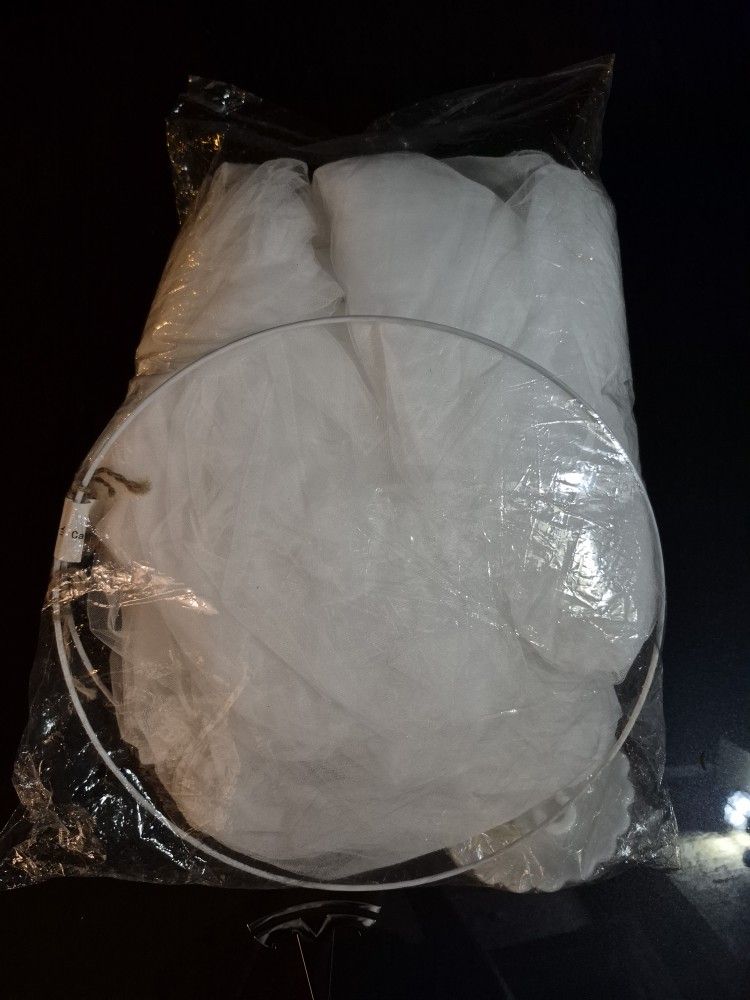 Brand New White Canopy For Baby Crib